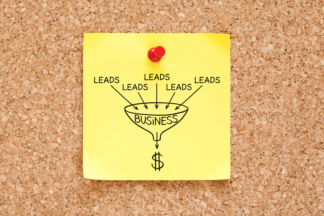Image depicting a brand selling leads to businesses to make a profit