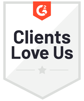 G2 Client's Love Us Badge