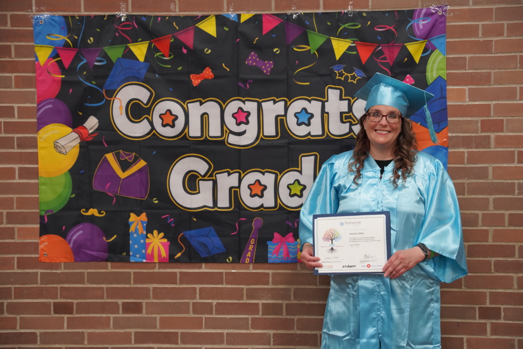 Summer 2024 Televerde Foundation Indiana PATHS graduate 