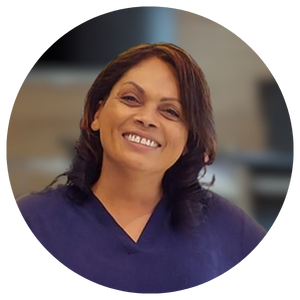 Virginia Mireles, Televerde graduate and former employee, now Intake & Onboarding Specialist at RASA, representing career advancement, empowerment, and second-chance success.