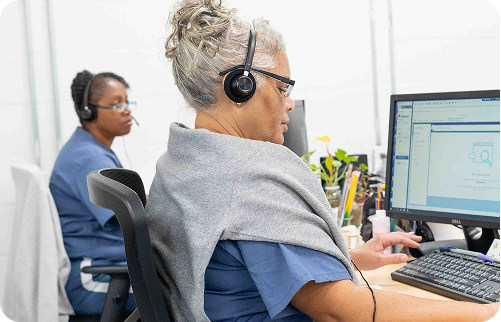 Televerde contact center agents delivering customer experience, lead qualification, and B2B sales support while breaking stereotypes and building futures through our unique business model.