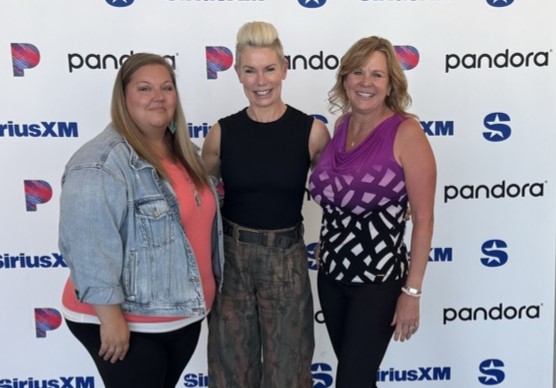 April and Michelle at Sirius XM Station in LA, California