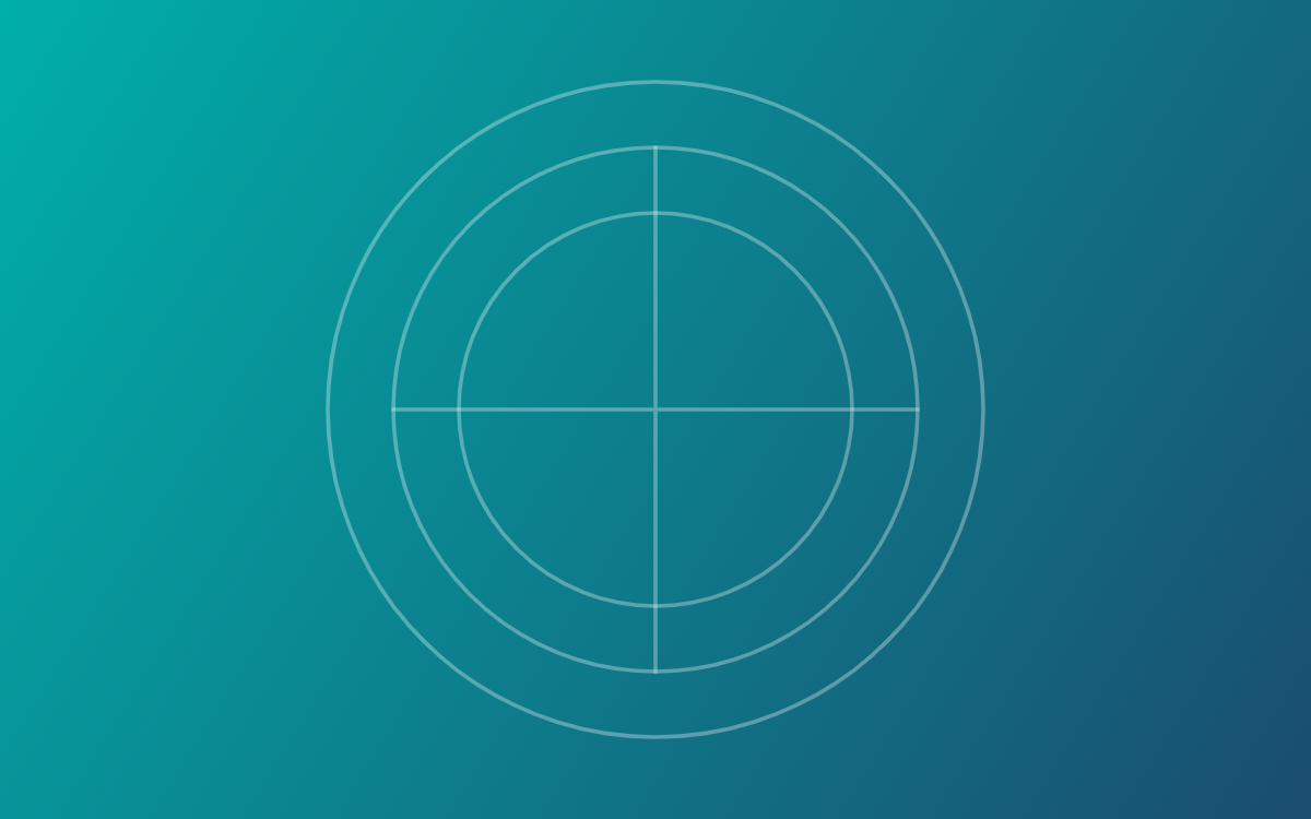 green to blue gradient with a target in the center thumbnail